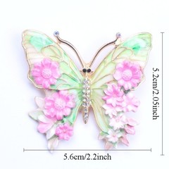 Playful Style Colorful Butterfly Brooch: Ornamental Clothing Pin, Ideal Gift