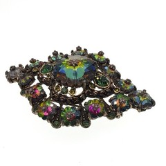 Vintage Watermelon Ravioli Brooch