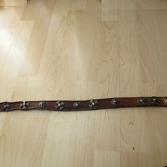 19th c ARMENIAN Antique Niello SILVER BELT- Russian Armenia Tradit. Folk Costume