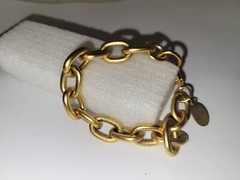 Vintage Maximal Art Goldtone Link Bracelet