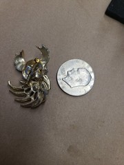 Gold Tone Owl Brooch