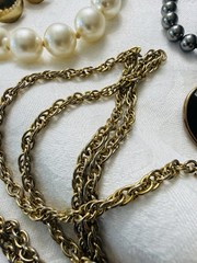 Vintage Jewelry Lot Brooch Earrings Necklaces 17 Pcs