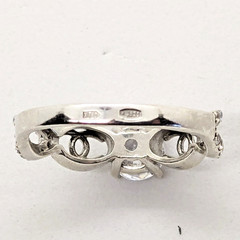 Vintage Elegant RING Sterling Silver 925 with Chic Stone -size: 8US (18mm) | #36