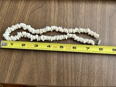 Vintage Puka Shell Necklace 70’s Beach Surfer 16″ Barrel Closure Estate Find
