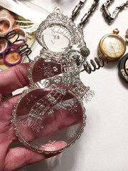 Lot of Odd Metal Items Belt buckles, ornaments, stop watch, rings, key chain +
