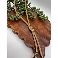 Vintage Napier Lariat Necklace | Gold Tone Jewelry | Vintage Statement Piece