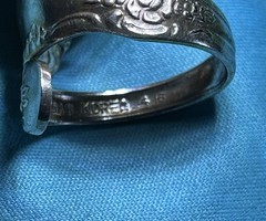 Amelia Silver Plate Vintage Mixed Lot: 9 Rings & Bracelets Silver Plate Metal
