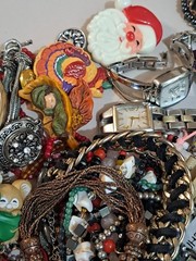 Vintage to Modern Large Lot of Mixed Unsorted Jewelry 7 Pounds