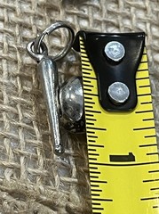 Lot of 6 Baseball Themed Silver-Tone Charms Pendant Metal Alloy Sports Son Craft