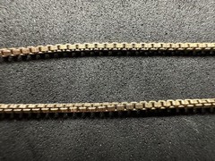 3.62g Vintage Sterling Silver 925 Box Link Chain Necklace 16 in M