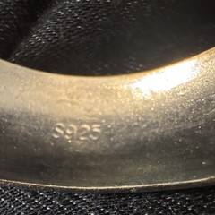 925 Sterling Silver Engraved Asian Cuff Bracelet