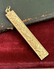 Vintage Scorpio Pendant Scorpion Zodiac Charm Sign Jewelry Vintage Brass