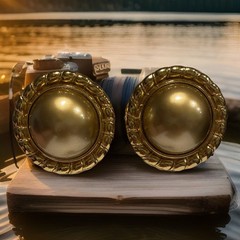 Vintage Carolee Carol Lee Gold Tone Clip Earrings C06