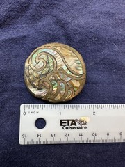 Vintage Mexico Abalone Pendant/Brooch Pin – Sterling Silver
