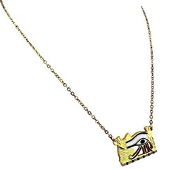 Vintage Metropolitan Museum of Art 1976 Egyptian Eye of Horus 15” Necklace