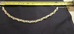 Trifari Rhinestone Necklace Goldtone