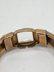 Vintage Ladies Gotham Wind Up Working Bracelet Style Art Deco Watch