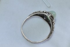 Soviet VTG old Russian Sterling SILVER 875 Ring Size 8 nephritis