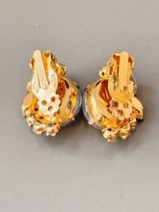 Vtg Verified BOOK SET JULIANA AB Pink Rivoli Brooch/Pend Earring Set