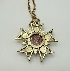 Vintage Jewelry Lot Nolan Miller Watch Espo Opal Pendant 14K GP Crystal Brooch