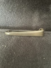 VINTAGE STERLING SILVER BABY DIAPER PIN unmarked No Brand