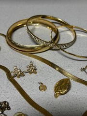 Vintage Silver and Gold Toned Mix of Jewelry