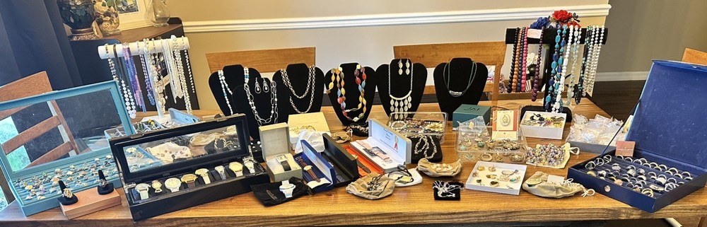 Estate Jewelry LOT 320+ QVC Designer 925 Silver RINGS Earrings Necklace Bracelet