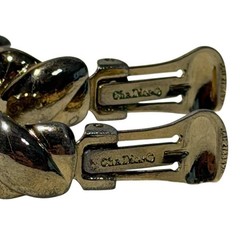 Vintage Christian Dior Clip‑On Earrings Signed Chr. Dior Made in France 80s 90s