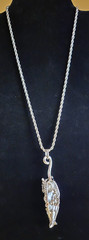 JTV Off Park Collection Crystal Tiger Pendant Necklace & Stud Earrings Set