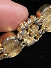 Camrose & Kross JBK Cameo Flower Stone Bracelet 7.25” Long AS IS For Repair