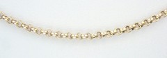Glowing Vintage 16.5” Solid 9K Yellow Gold 2mm Belcher Chain Necklace 1990