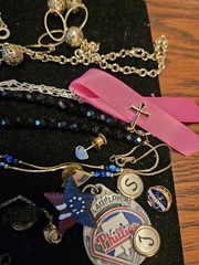 Vintage Lot Jewelry Wear Repair Craft Beads Glass Watch Plastic Metal Shell