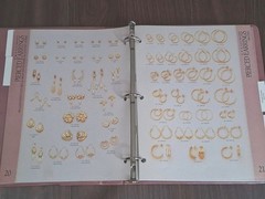 A&Z Hayward 14K Gold Jewelry Catalog Binder Earrings Chains Lockets Vintage 1990