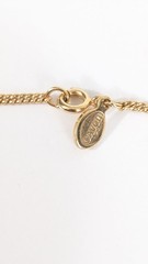Avon Blue Egg Shaped Pendant Necklace 17.5 In