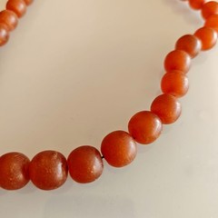 Amber necklace, Stone Beads Vintage USSR Baltic. Kaliningrad. jewelry amber