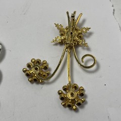 Vintage Lot Brooches/Pins Pewter Tona + More Mixed Lot Of 9