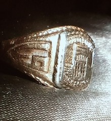 Vintage ArtDeco 1931 Bonner High School Signet Ring 10KGold 6 Grms Rare PreWWII