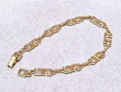 Gold Color Bracelet, 19.5cm, Used, Waterproof, No Accessories