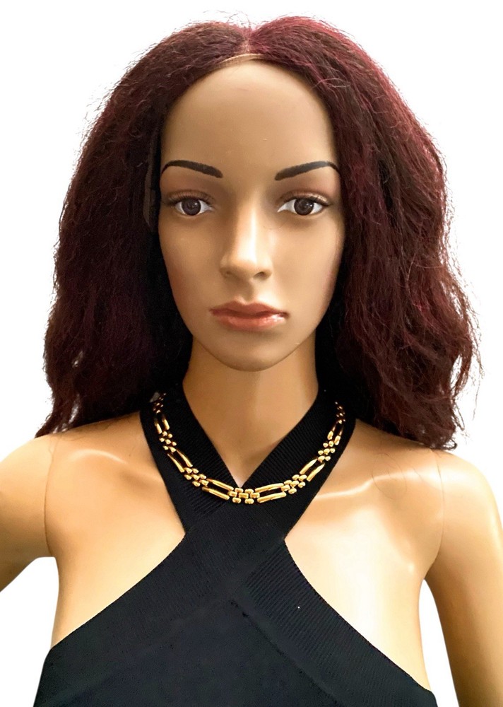 Monet Vintage Goldtone Links Choker Necklace