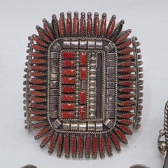 Lot Of (17) Native American High Quality Jewelry Pieces READ