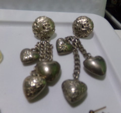VINTAGE ESTATE FIND PIERCED EARRINGS LOT OF 14 PAIRS 70’S 80’S LOT #11