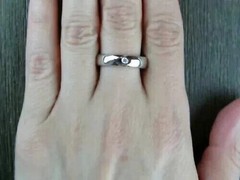 1ct Round Cut Simulated Diamond Unisex Stunning Band Ring 14K White Gold Plated