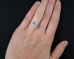 Vintage Style 3.50Ct Asscher Cut Lab-Created Diamond Engagement Ring 925 Silver