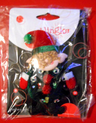 Blingks Flashing Light Jewelry Christmas Holiday Brooch Pin 2007 ELF Pixie