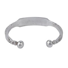 Moroccan Berber ID Cuff Bracelet | CATHY | Vintage Sterling Silver 925 | 7″