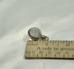 Antique Victorian Crystal Pools Of Light Clear Pendant