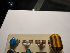 Lot of Vintage Sterling Silver Rings in Various Sizes, styles and stones