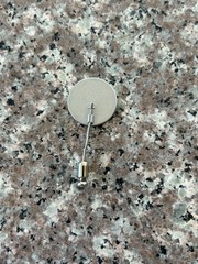 Vintage Style Top Hat & Mustache Stick Pin – Monogram C – Men’s Lapel Accessory