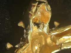 VTG Jackie Collins Maltese Cross Panther Brooch Signed