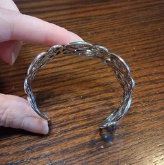 Vintage Sterling Ross Simons Swirl Scroll Cuff Bracelet 31g See Pics/Description